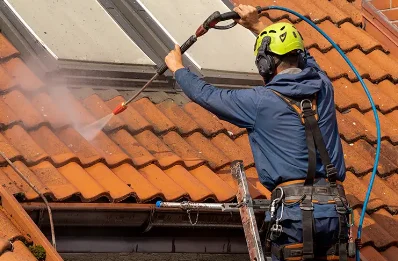 Démoussage et hydrofuge de toiture à Reilhaguet